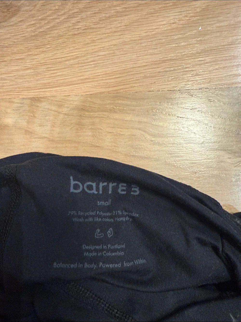 3 pairs of Barre3 Women's Black High-Rise Leggings - Picture 2 of 7